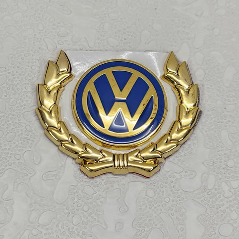 3D Owners Club v5.0 Car Metal Emblem Badge Sticker Decal (Gold)