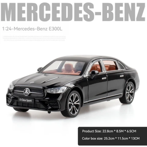 Mercedes E Class E300L Metal Diecast Car 1:24 (20x8 cm)