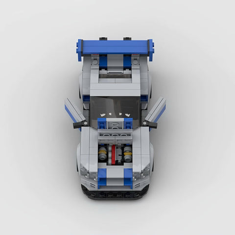 Nissan Skyline R34 Building Blocks Car