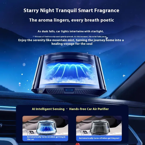 Smart Diffuser Metal Alloy Glass Cloud Landscape Perfume Aromatherapy