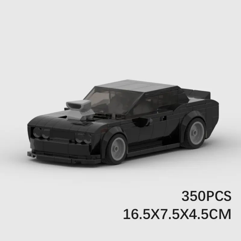 Dodge Challenger Building Blocks Car