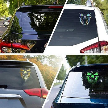 Skull Upgraded Reflective Sticker