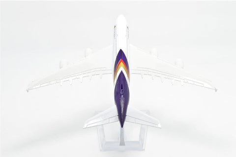 Thai A380 Aeroplane Diecast Model 16 CM