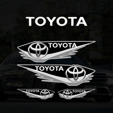 Bumper Car Sticker 4 Pcs Set