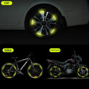 Tyre Rim Reflective Sticker