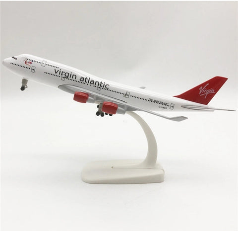 Virgin Atlantic B747 Aeroplane Diecast Model 20 CM