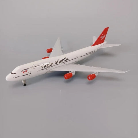 Virgin Atlantic B747 Aeroplane Diecast Model 20 CM