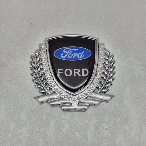 3D Owners Club v3.0 Car Metal Emblem Badge Sticker Decal (Silver) 8.3 x 8 cm
