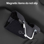 Sun Visor Glasses Holder with Logo