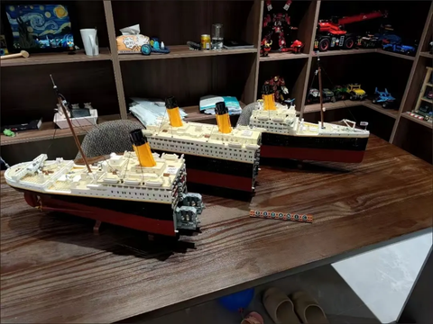 Titanic Cruise Ship Large 9090 Pcs, Building Blocks Set