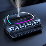 Smart Diffuser 3in1 Metal Alloy Perfume Aromatherapy with Lights & Number Plate