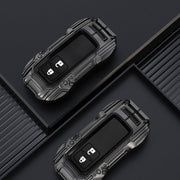 Suzuki 2 Button Key (Baleno, Brezza, S Cross, Swift, Ignis) Premium Batman Metal Alloy Keycase with Holder & Rope Chain