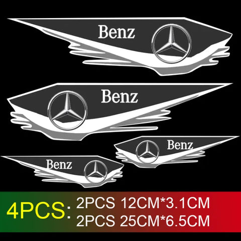 Bumper Car Sticker 4 Pcs Set