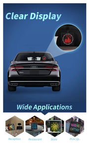 Car Portable Screen App Control LED Panel