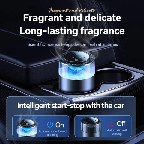 Car Smart Aromatherapy Machine Automatic Diffuser with Cloud Landscape