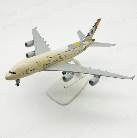 Etihad A380 Aeroplane Diecast Model 20 CM