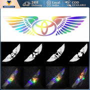 Wings Logo Laser Reflective Car Sticker