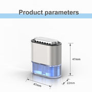 Car Air Freshener Air Vent Perfume Replacement Car Liquid Fragrance Alloy Air Purifier