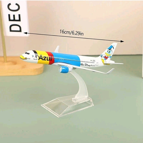 Donald Duck A320 Aeroplane Diecast Model 16 CM