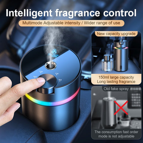 Car Smart Aromatherapy Machine Automatic Diffuser with Ambient Lightings