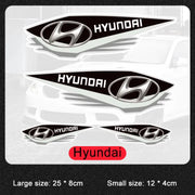 Bumper Car Sticker 4 Pcs Set