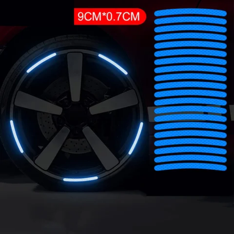 Tyre Rim Reflective Sticker