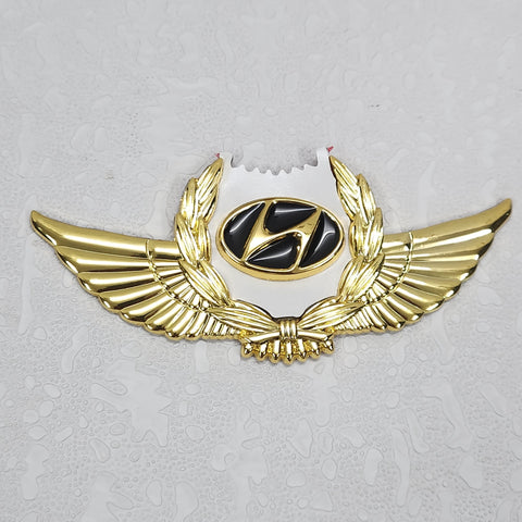 3D Owners Club v6.0 Car Metal Emblem Badge Sticker Decal (Gold)