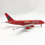 Coca Cola A380 Aeroplane Diecast Model 20 CM