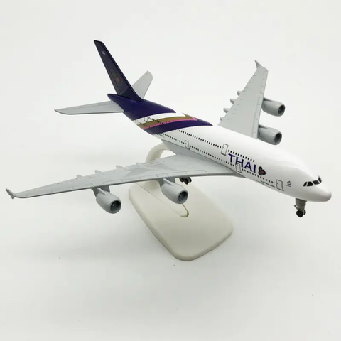 Thai Airways A380 Aeroplane Diecast Model 20 CM