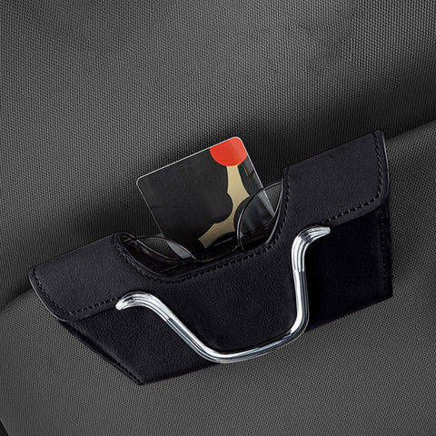 Sun Visor Glasses Holder with Logo