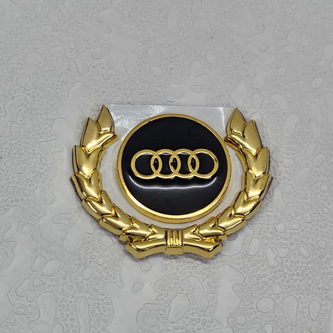 3D Owners Club v5.0 Car Metal Emblem Badge Sticker Decal (Gold)