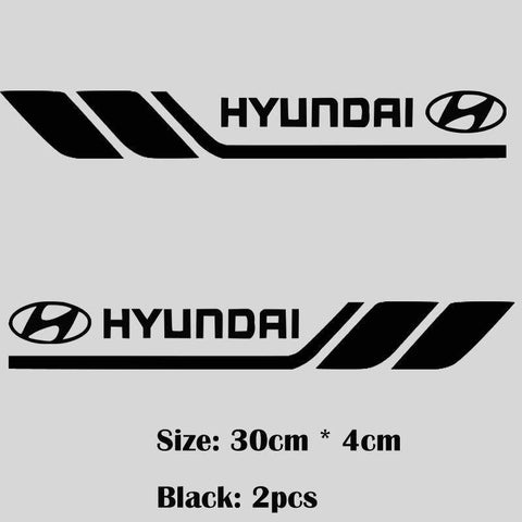 Fender Brand Logo Reflective Car Sticker 2 Pcs Set