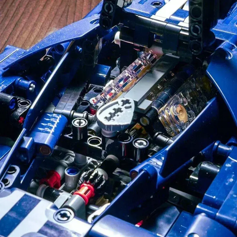 Ford GT Technique Version 1468Pcs, 1:12 Scale Building Blocks Car
