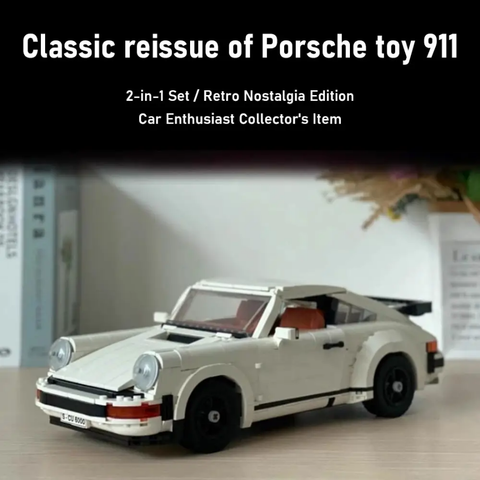 Porsche 911 1458Pcs, Building Blocks Car