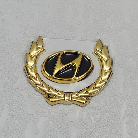 3D Owners Club v5.0 Car Metal Emblem Badge Sticker Decal (Gold)