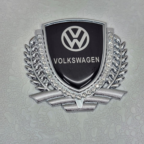3D Owners Club v3.0 Car Metal Emblem Badge Sticker Decal (Silver) 8.3 x 8 cm