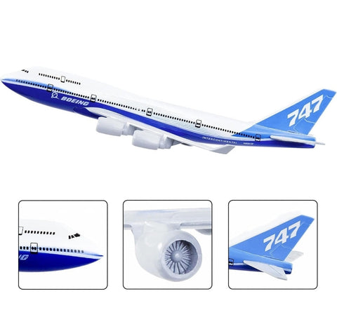 Original B747 Aeroplane Diecast Model 16 CM