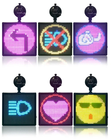 Car Portable Screen App Control LED Panel