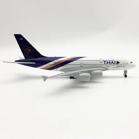 Thai Airways A380 Aeroplane Diecast Model 20 CM