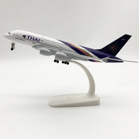 Thai Airways A380 Aeroplane Diecast Model 20 CM