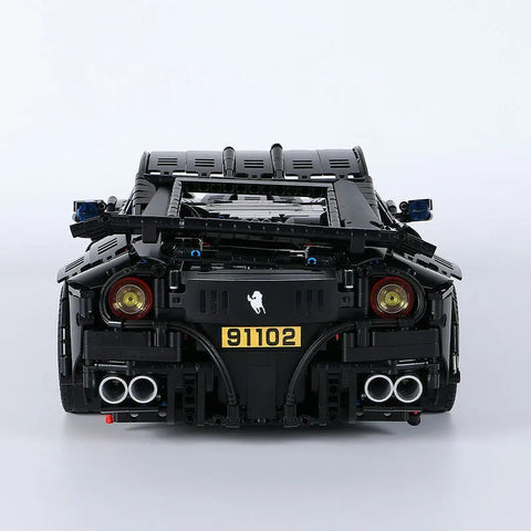Ferrari F12 Black Technique Version 3097Pcs, 1:8 Scale Building Blocks Car