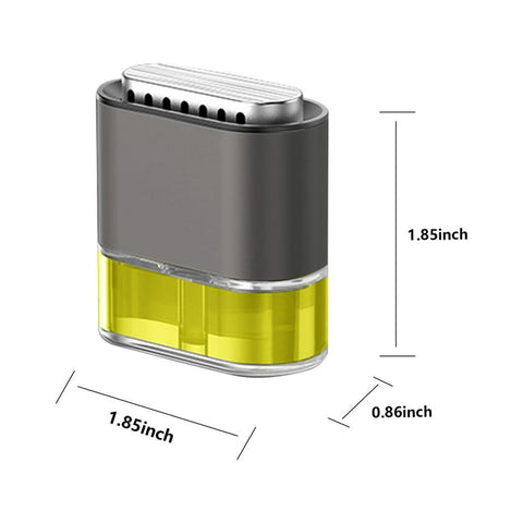 Car Air Freshener Air Vent Perfume Replacement Car Liquid Fragrance Alloy Air Purifier