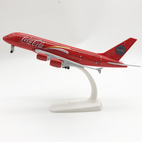 Coca Cola A380 Aeroplane Diecast Model 20 CM