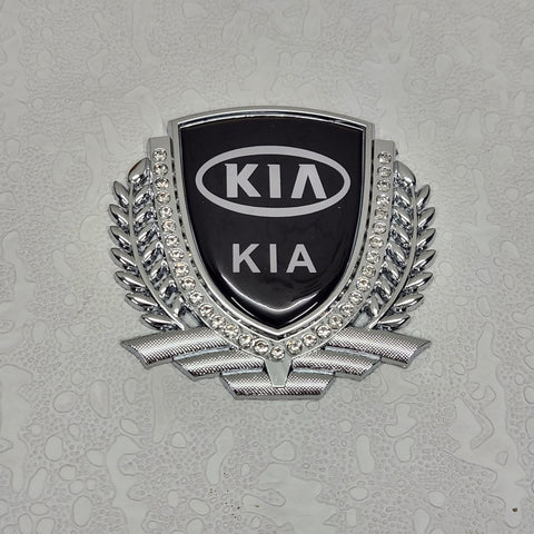 3D Owners Club v3.0 Car Metal Emblem Badge Sticker Decal (Silver) 8.3 x 8 cm