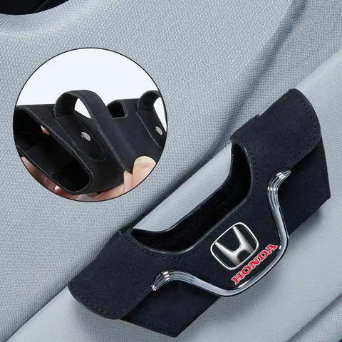 Sun Visor Glasses Holder with Logo