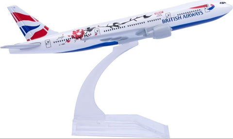 British Air B777 Aeroplane Diecast Model 16 CM