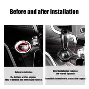 Car Engine Push Button Start-Stop Lever with Logo