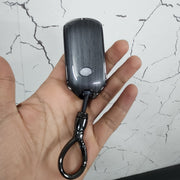 Tata Curvv New Key Alloy Wooden Exclusive Keycase with Holder & Rope Chain