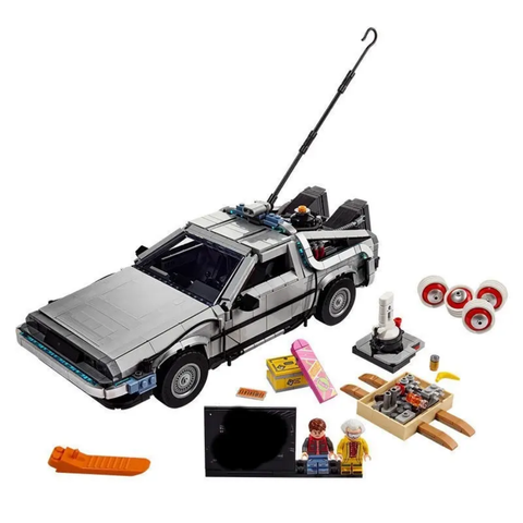 Back To The Future Time Machine 1872Pcs Building Blocks Car