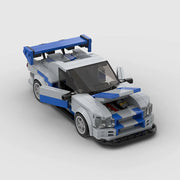 Nissan Skyline R34 Building Blocks Car